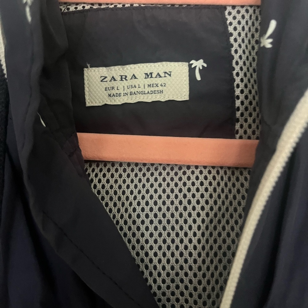 Zara Man rain jacket - Palm trees size L